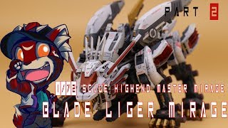 ZOIDS 172 Scale Blade Liger Mirage Part2 [upl. by Oriana955]