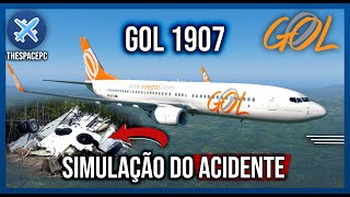 GOL 1907  Simulação do Acidente [upl. by Wayland]