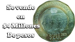 Se Vende en 4 Millones de PesosMonedas de MèxicoMonedas MexicanasNumismatica [upl. by Lapo]