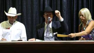 2017 Calgary Stampede International Livestock Auctioneer Championship Winner  Dean Edge [upl. by Ahsenrat]