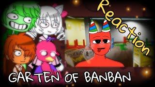 Some characters of Garden BANBAN react to GARDEN OF BANBAN 2 Fanmade AnimationGamesEdit [upl. by Bridie]