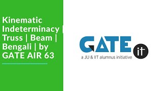 Structural Analysis  Lec  5  Kinematic Indeterminacy  Truss  Beam  Bengali [upl. by Yrrehc]