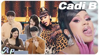 Body and heart warming up🔥 A Korean man and woman reacting to Cardi B MV  Asopo [upl. by Gould]