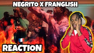 AMERICAN REACTS TO FRENCH RAP  Negrito  Jolie feat Franglish Clip Officiel [upl. by Ahseya]