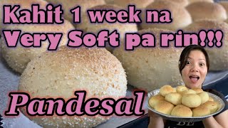 Paano gumawa ng pandesal na kahit 1 week na ay soft pa rin [upl. by Halak117]