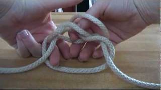 Tying the Fiador Knot for a bosal hackamore [upl. by Nnaear]