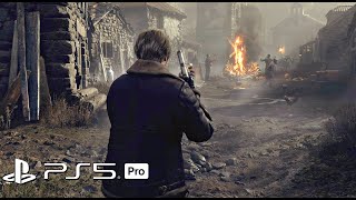 RESIDENT EVIL 4 PS5 PRO Gameplay 4K 60FPS Ray Tracing No Commentary [upl. by Yahsel914]