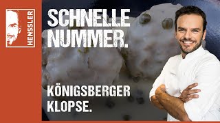 Schnelles Königsberger KlopseRezept à la Grill den Henssler von Steffen Henssler [upl. by Illah]