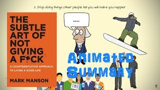 The Subtle Art of Not Giving a Fck Animated Summary [upl. by Marcy]