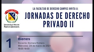 Jornadas de Derecho Privado II  Bienes 20211 [upl. by Essilevi]