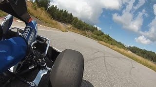 Karting onboard CRG 950 Micro Milla Sjöstrand [upl. by Nahtanoy564]