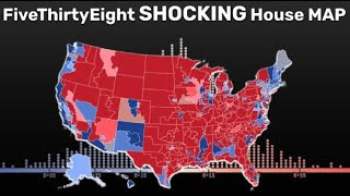 2024 House Map Based on SHOCKING FiveThirthyEight Forecast [upl. by Rriocard]