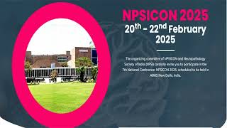 NPSICON 2025  7th National Conference of Neuropathology Society of India NPSI [upl. by Irab]