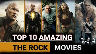 TOP 10 Best THE ROCK Moves in hindi  TOP 10 Hindi Dubbed Available On Prime [upl. by Lati660]