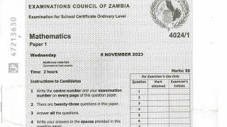 Maths paper 1 2023 Internal Q1 to Q5 [upl. by Arlena44]