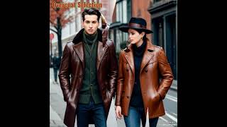 Leather Overcoat Selection in two minutes [upl. by Ecyac]