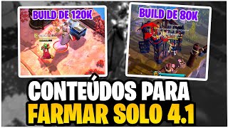 CONTEÚDOS PARA FARMAR SOLO COM BUILD BARATA MUITA FAMAPRATA E PROGRESSÃO  Albion Online [upl. by Annabella286]