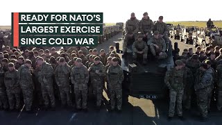 British Army prepares for Natos biggest show of force since Cold War [upl. by Eselahc986]