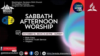 SAB PM  Sabbath Afternoon Worship  Bible Class  AY Service  Vespers  Oct 12 2024 [upl. by Assiralk]