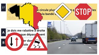 2024 permis de conduire théorique belgique ✅ 50 Questions  examen code de la route test 6 [upl. by Mure]