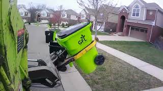 Garbage Truck GoPro Curotto Can on Recycle [upl. by Sifan609]