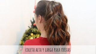 ❤COMO HACER UNA COLETA PARA FIESTA ❤ FÁCIL Y BONITA❗❗❗❗❗❗ [upl. by Annocahs31]