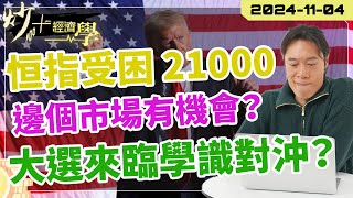 邊個市場有機會！？恒指 受困 20500 ｜20241104【炒經濟學】大選來臨學識對沖？納指 TSLA Ringo tesla [upl. by Malvin]