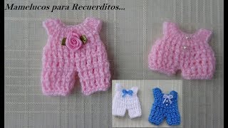 Mamelucos para recuerditos crochet recuerditos recuerdosnorma souvenirulangtahun [upl. by Matejka]