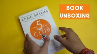 5am club by Robin Sharma  Book Unboxing  Self help Book  First impression 👍🔥 [upl. by Ahtiuqal]