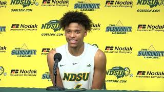 NDSU Mens Basketball Postgame Press Conference  October 23 2024 [upl. by Qulllon]