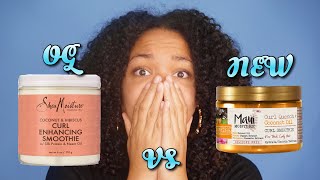 Shea Moisture VS Maui Moisture  Hair Smoothie Battle  Lauryn Taylor [upl. by Inalaeham]