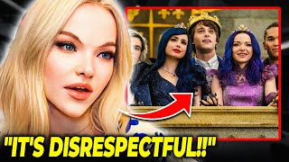 Dove Cameron REACTS To Descendants 4 Being Filmed Without Cameron Boyce [upl. by Davida]