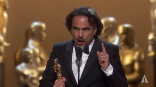 Alejandro G Iñárritu Wins Best Directing [upl. by Fulmis]