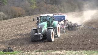 Fendt 927 Vario und Köckerling Ultima 600 bei der Frühjahrsbestellung 2013  HD [upl. by Id]