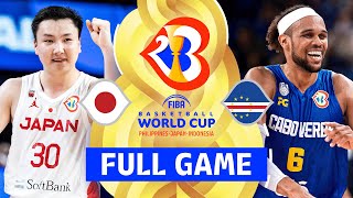 Japan v Cape Verde  Full Basketball Game  FIBA Basketball World Cup 2023 [upl. by Krum473]