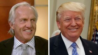 Legendary golfer Greg Norman grades President Trump [upl. by Odin519]