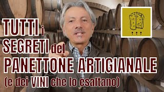 TUTTI i SEGRETI del PANETTONE ARTIGIANALE e dei VINI che lo ESALTANO [upl. by Elitnahc264]