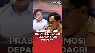 Depan Menteri Tito Prabowo Tegas Beri Peringatan Indonesia Selalu Ingin Dirusak merdekadotcom [upl. by Alet]