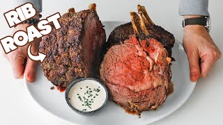 BoneIn Standing Ribeye Roast Recipe aka Prime Rib [upl. by Eremahs]