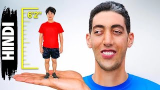 World’s Tallest Man VS Shortest Woman in hindi  Stokes twins hindi  Mrbeast hindi [upl. by Leile]