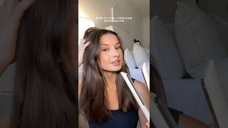 Straightener Curls Tutorial❤️ hair hairtutorial straightenercurls tutorial [upl. by Hoashis]