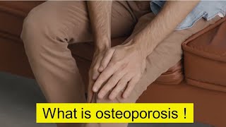 What is osteoporosis In our daily lives [upl. by Rozalin402]