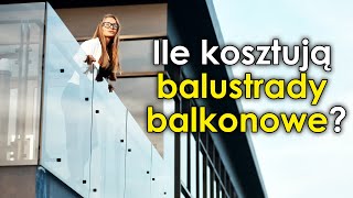 Balustrady balkonowe  CENA za metr Balustrady nierdzewne  szklane  stalowe  kute [upl. by Imalda]