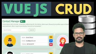 VUE JS CRUD  VUE JS Contacts Manager  VUE JS Tutorial  2022 [upl. by Asert]