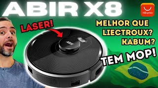 TÁ INCRÍVEL Robô Aspirador ABIR X8 Review [upl. by Geilich]