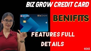 Bizgrow credit card kya hota hai  business credit card benefits Rupay credit card credit card [upl. by Aneelak]