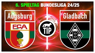 FC Augsburg–Gladbach 6Spieltag Bundesliga Prognose amp Tipp [upl. by Samalla]