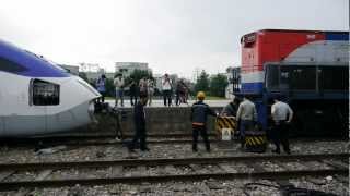 HD 강릉역의 KTX산천  江陵駅のKTX山川  KTXSancheon at Gangneung Station [upl. by Ninahs]