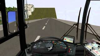 OMSI  Having fun with a MAN SD202  D87 bus [upl. by Netsirk]