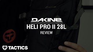 DAKINE Heli Pro II 28L Snowboard Backpack Review  Tacticscom [upl. by Sandra643]